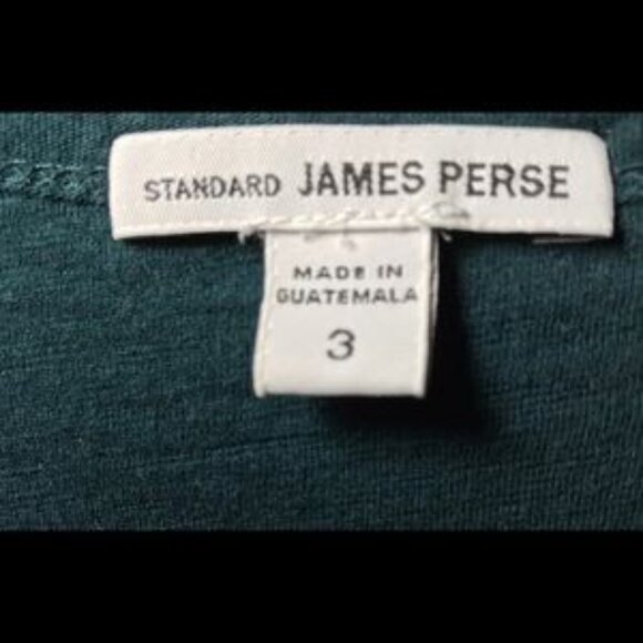 James Perse Rolled Sleeve Scoop Neck T-Shirt Dress - Picture 3 of 8